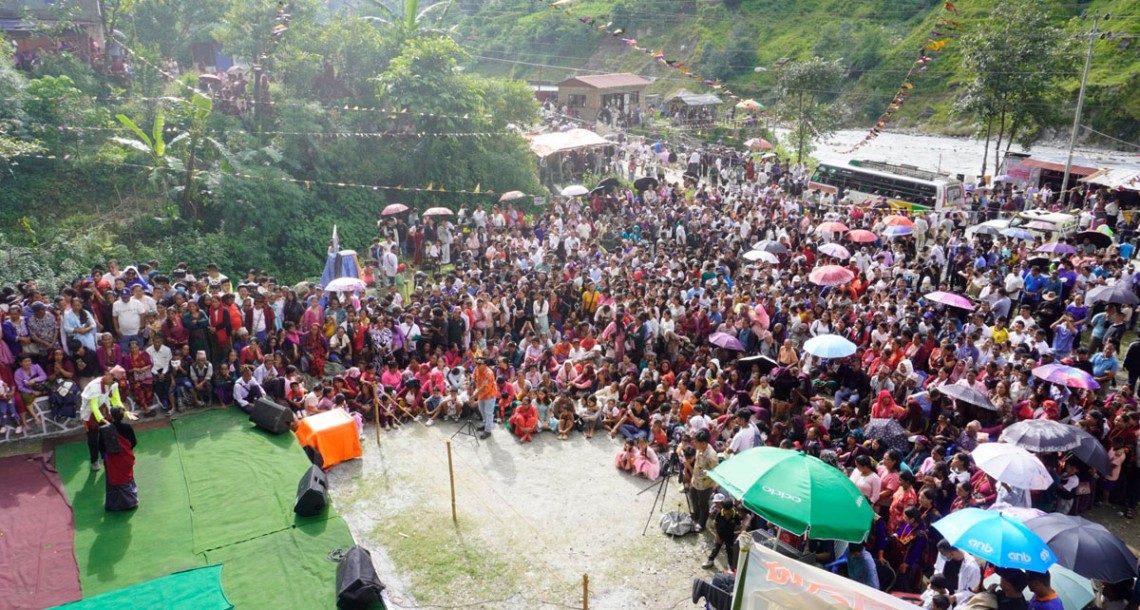 लमजुङमा पाँचौं हामखोला झरना महोत्सव सम्पन्न, हजारौं दर्शक मन्त्रमुग्ध