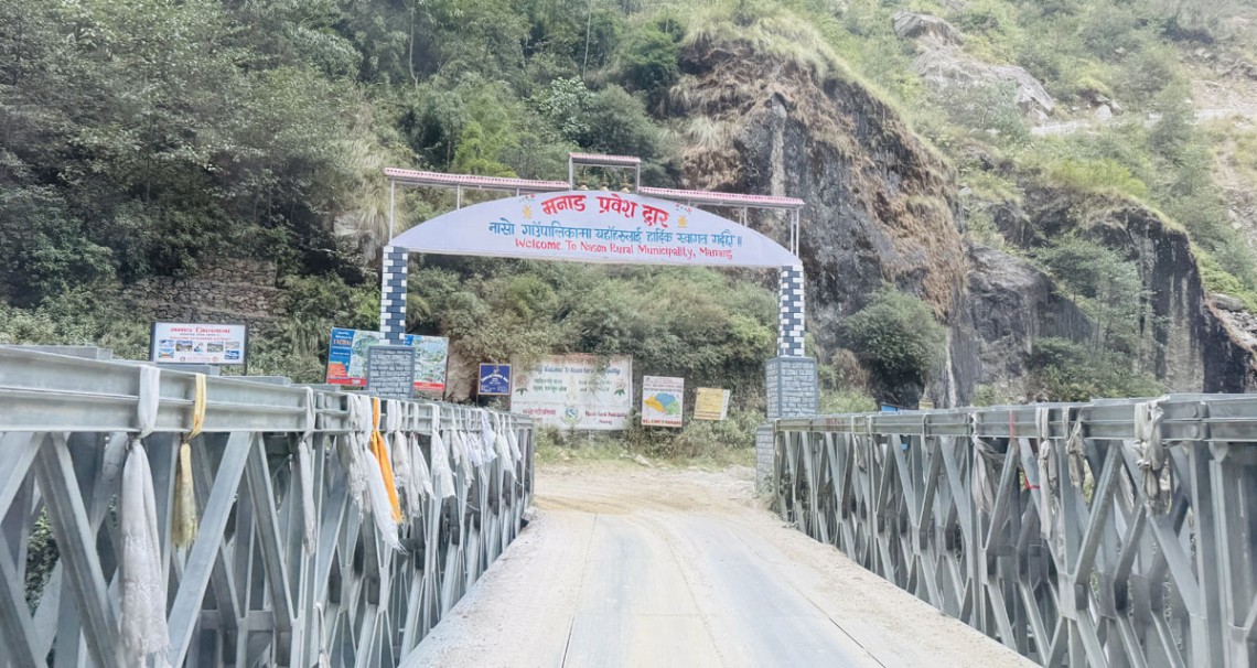 बेंसीशहर–चामे सडक २ दिन आंशिक अवरुद्ध हुने