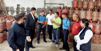 लमजुङमा ग्यास भण्डारण स्थलमै पुगेर अनुगमन