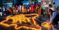 सरकारी कामकाजीमा गुरुङ भाषाको स्वागत गर्दै बेंसीशहरमा दीपावली
