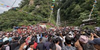 भव्य बन्यो मर्स्याङ्दीको हामखोला झरना महोत्सव