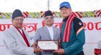 नेपाली सेनाका प्युठ मिलन खवास गण्डकी प्रदेश सरकारबाट पुरस्कृत