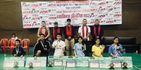 लमजुङमा मावि स्तरीय ब्याडमिन्टनः उज्ज्वल र स्वस्तिका प्रथम