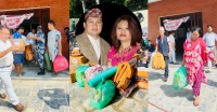 राजशान्ति फाउन्डेशनद्वारा भोटेकोशी बाढीपीडित ५६ परिवारलाई राहत