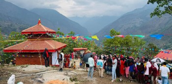 स्थानीयले संकलन गरेको ६० लाख रुपैयाँमा पुनर्निर्माण भयो बाहुनडाँडाको देवी मन्दिर