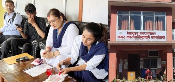 बेसीशहरका सामुदायिक विद्यालयका छात्रालाई निःशुल्क सेनेटरी प्याड