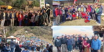 लमजुङमा घरदैलो दौडाहः गाउँ–गाउँमा उम्मेदवार