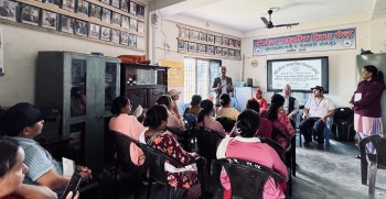 भोटेओडारमा पोषण तथा सर्वोत्तम पिठो बनाउने तालिम सञ्चालन