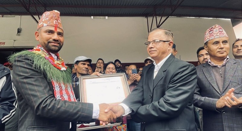 लमजुङमा रास्वपाका धर्मराज केसी निर्वाचित