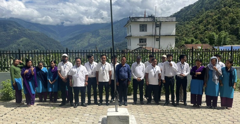 क्व्होलासोथार गाउँपालिकामा हरेक बिहान १० बजे राष्ट्रिय गान