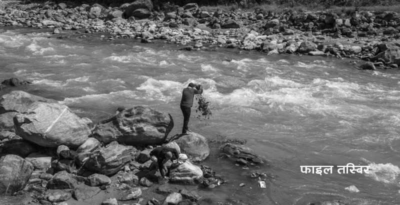 नुहाउन गएका युवक मर्स्याङ्दीमा वेपत्ता
