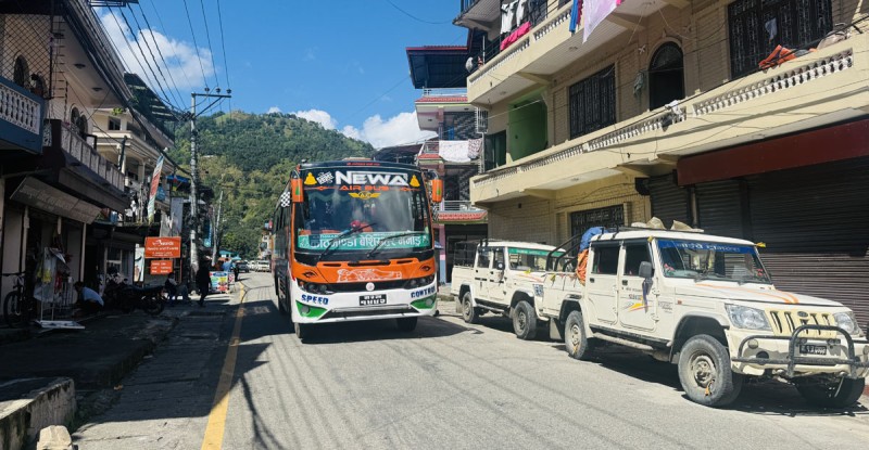 डुम्रे–बेंसीसहर–चामे सडक आइतबारदेखि सञ्चालनमा