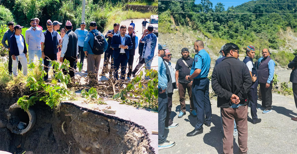 लमजुङमा मनसुनजन्य विपद्को स्थलगत अनुगमन