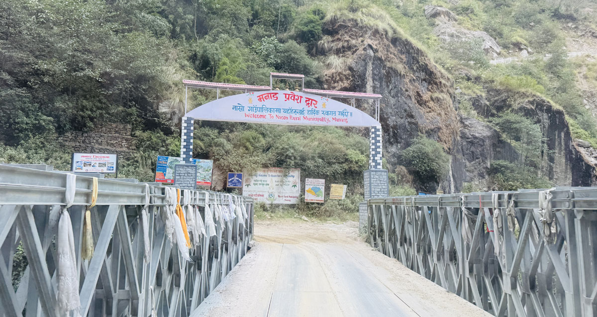 बेंसीशहर–चामे सडक २ दिन आंशिक अवरुद्ध हुने